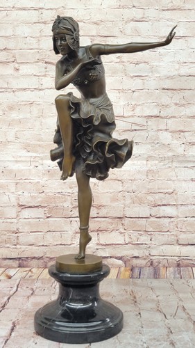 Bronze chiparus dancer - chiparus,