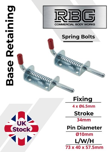 Shoot bolt 34mm spring - 2x, 10/34mm