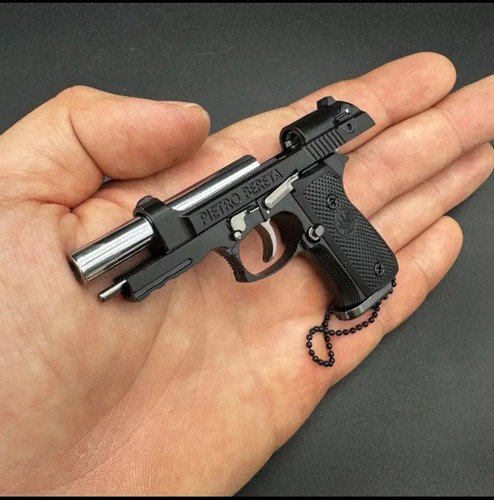 Miniature gun pistol - pistol, keychain