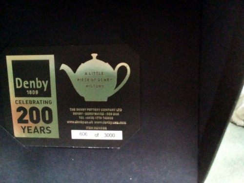 New denby brown cream - new,