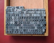  Letterpress type complete
