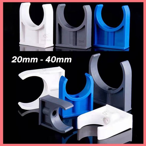 Open pipe clips pvc - open,
