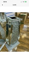  40cm Mirrored Crushed Crystal