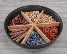 Deep Spot Tray Divider - Round Play Tray Inspire, Sorting , Tuff Tray Play