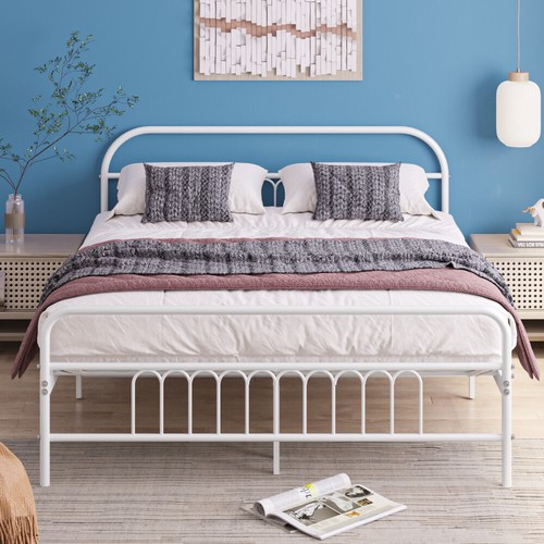 New metal bed frame - new,