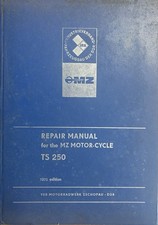 MZ TS 250 - ORIGINAL 1974 REPAIR MANUAL