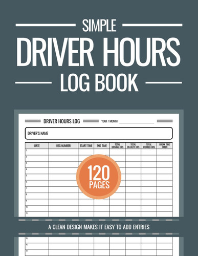 Driver hours log book - driver,