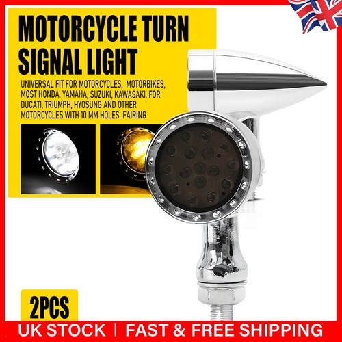 Motorcycle led chrome turn - led,