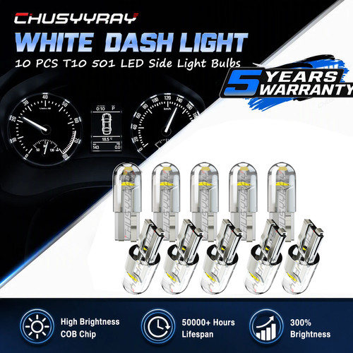 10x t10 501 led side - t10, light