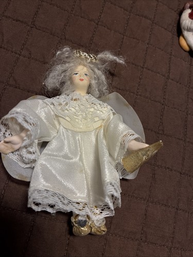 Vintage porcelain angel - 4.5”,