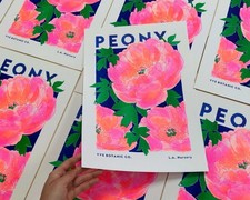 Peony Flower print by EVE