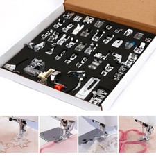 42PCS Domestic Sewing Machine Foot Presser Feet Kit For Brother Singer Janome UK