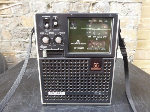 Vintage sony radio icf 5500m - vintage,