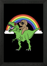 Pekingese T Rex Dinosaur