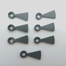 LEGO SPIRAL STAIRCASE STEP DARK GREY X 7