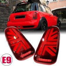 E9 LED Tail Lights For 2001-2006 BMW Mini Cooper R50 R52 R53 w/Fog Lights