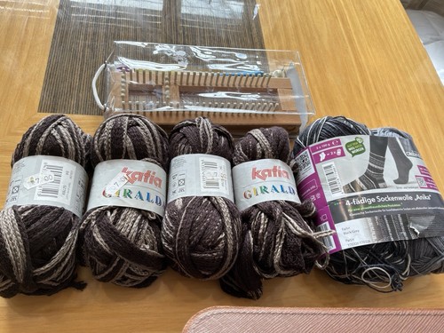 Wool assortment sock and scarf - and,