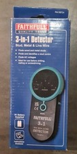 Faithfull 3-In-1 Detector Stud Metal & Live Wire FAIDET31