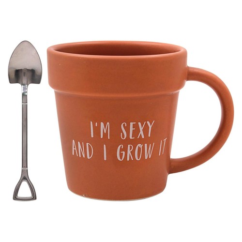 Plant pot mug gardener gift - plant, gardener's