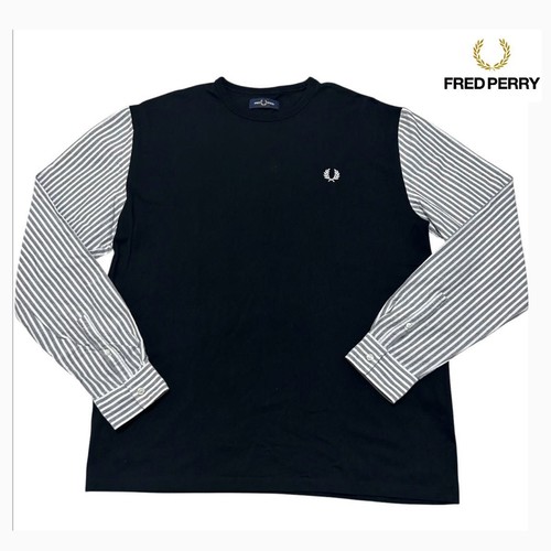 Fred perry shirt silver logo - silver,