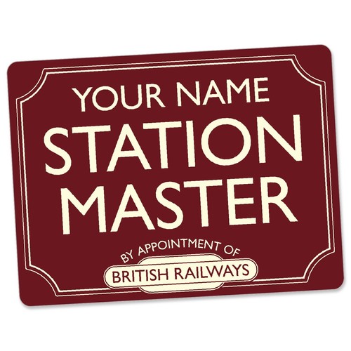 Railway station master train - master,