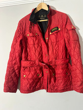 Barbour Jacket Size 12 Red
