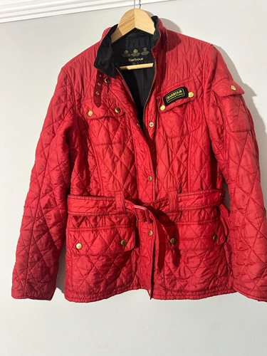 Barbour jacket size red - size, 12