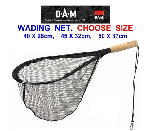 Dam std trout - wading, landing