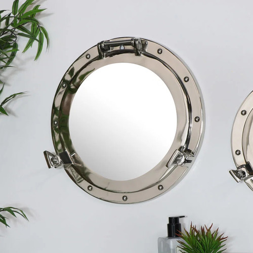 Nautical porthole mirror - porthole, in