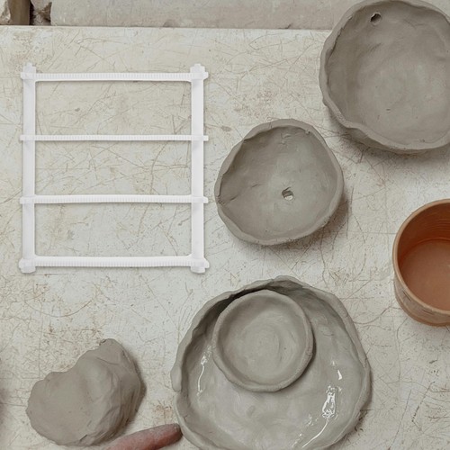 Ceramic firing holder - ceramic, holder: