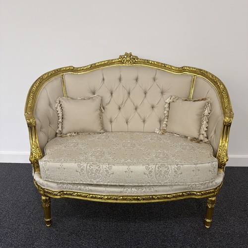Louis xvi gilt sofa - gilt, settee