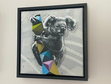 HAMA WOODS Broken View (Koala) ORIGINAL CANVAS Framed 2022 Martin Whatson
