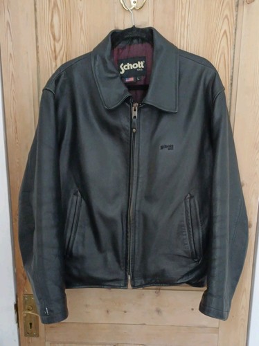 Vintage schott leather jacket - vintage,