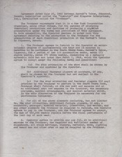 JUDY GARLAND - CONTRACT SIGNED