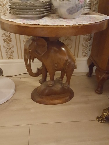 Rare wooden carved elephant - rare,