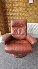 Recliner CHAIR - Ekornes Stressless leather recliner Chair