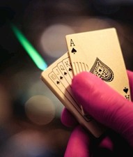 NEW ACE OF SPADES LIGHTER GOLD