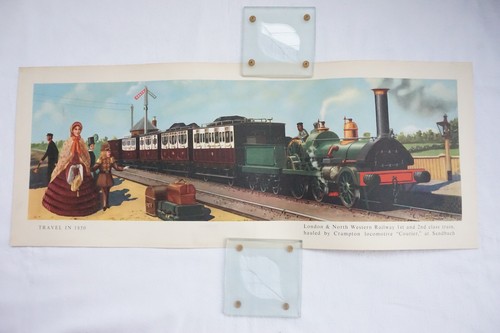 Railway carriage print - railway, poster