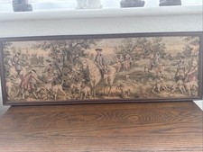 Vintage French Hunting Scene