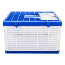  Racing Pigeon Basket: Ventilated Plastic Foldable Cage For Bird Carrying