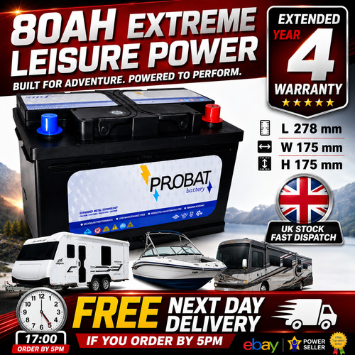 Leisure battery 80ah 90 - battery, 80