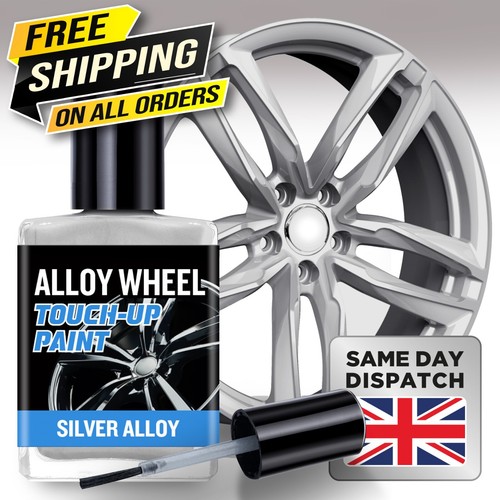 Silver alloy wheel - wheel, up