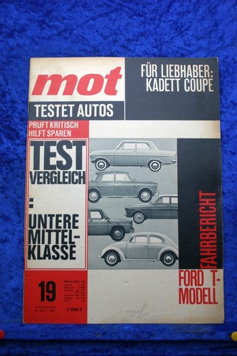 Mot opel kadett - 19/63,