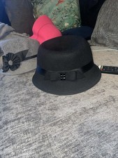 M&S Women’s Bowler Hat 1 Size Fits All Black
