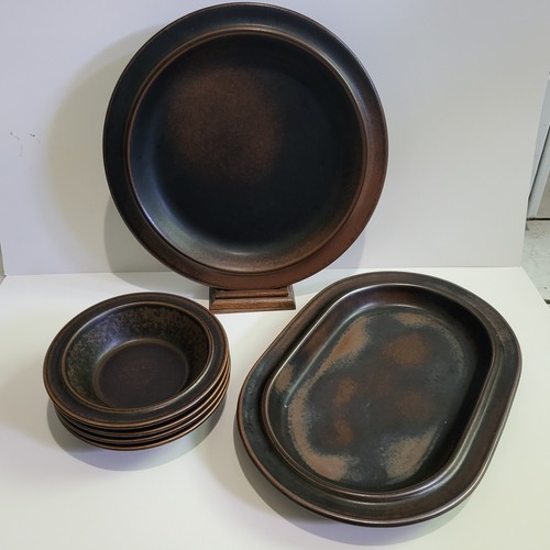 Arabia ruska ceramic platter - ceramic,