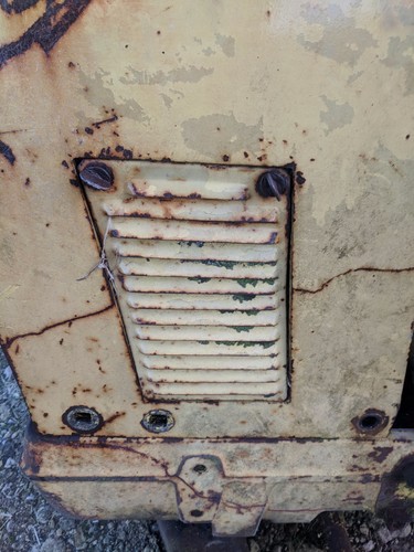 Front cover guard removed - cover,