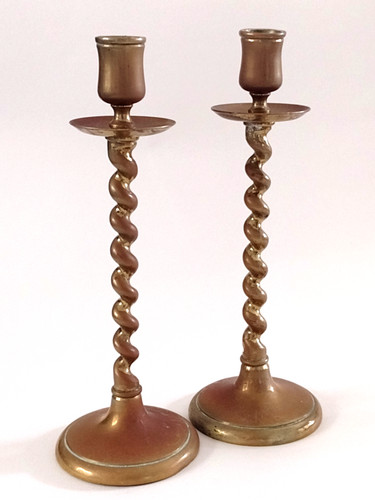 Brass barley twist - brass,
