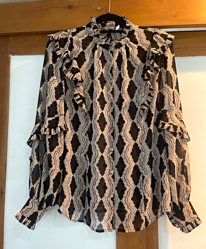 Mint velvet black - mint, beige