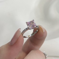 1.5 Ct Fancy Pink Created