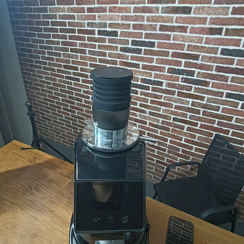 Compact coffee grinder blowing - coffee,